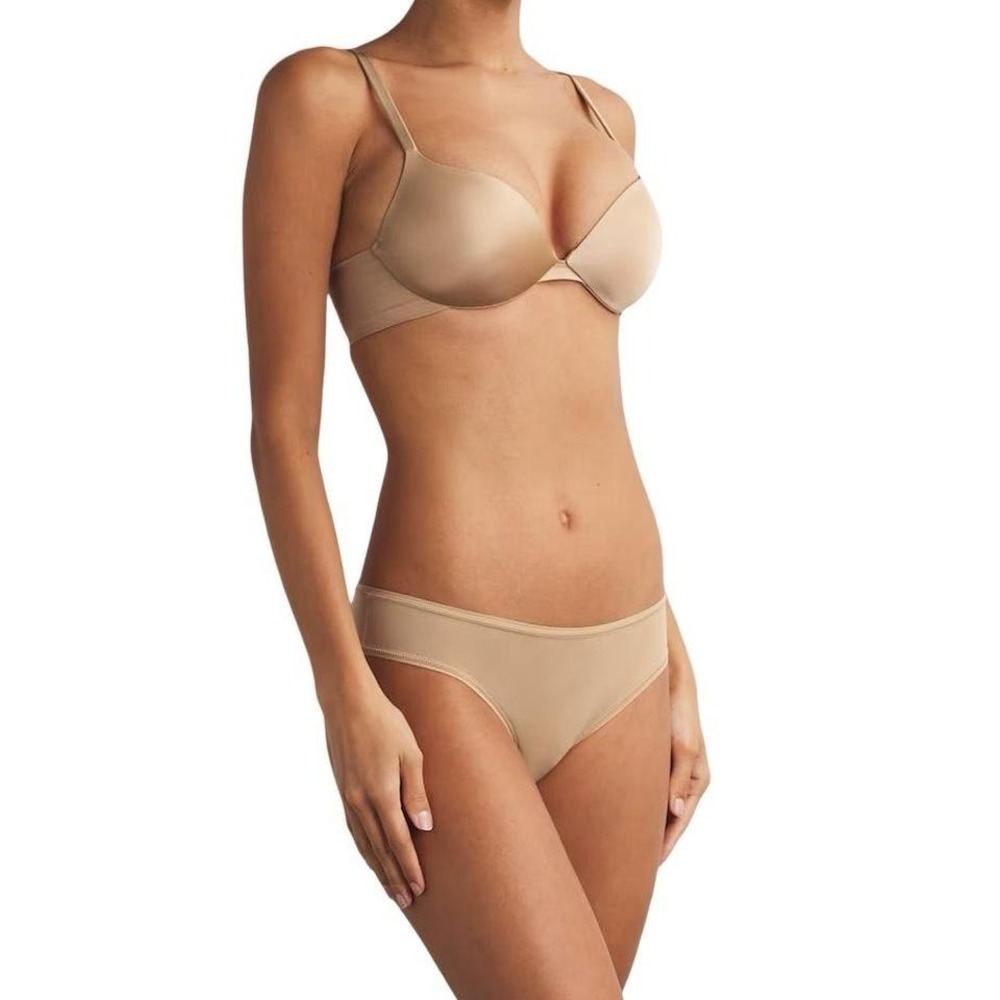 SKIMS Nude Underwire T-Shirt Bra & Bikini Brief Set